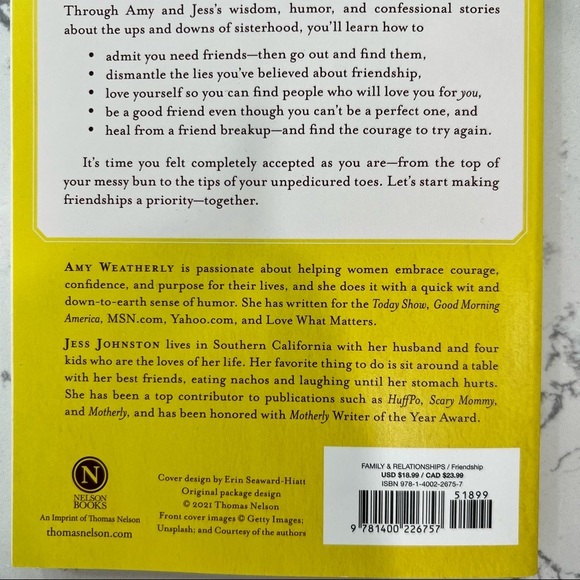 I’ll be there (but I’ll be wearing Sweatpants) paperback book about friendships - Picture 4 of 8